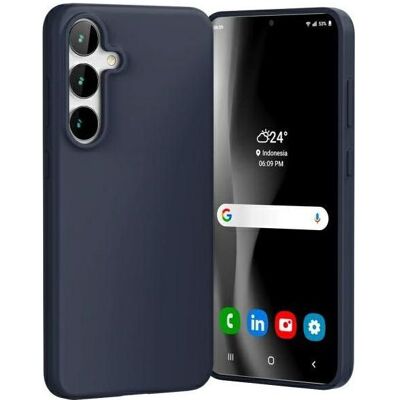 Mercury Soft Samsung S24 FE S721 granatowy/midnight blue (Samsung Galaxy S24 FE), Smartphone Hülle, Blau, Schwarz Mercury Soft Samsung S24 FE S721 granatowy/midnight blue (Samsung Galaxy S24 FE), Smartphone Hülle, Blau, Schwarz