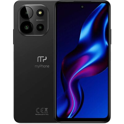 Myphone N23 6/128GB Juodas (128 GB, Cosmic Black, 6.56", Dual SIM, 5G), Smartphone, Schwarz Myphone N23 6/128GB Juodas (128 GB, Cosmic Black, 6.56", Dual SIM, 5G), Smartphone, Schwarz