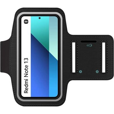 SmartFitness Xiaomi Redmi Note 13 4G Handy Sport Armband, Smartphone Sportarmband, Schwarz SmartFitness Xiaomi Redmi Note 13 4G Handy Sport Armband, Smartphone Sportarmband, Schwarz