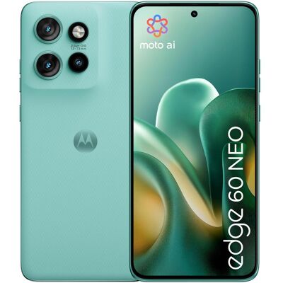 Motorola Edge 60 Neo 256GB 6.36" 5G Dual Sim Android 15 Frostbite (256 GB, Frostbite, 6.36", Dual SIM, 5G), Smartphone, Türkis Motorola Edge 60 Neo 256GB 6.36" 5G Dual Sim Android 15 Frostbite (256 GB, Frostbite, 6.36", Dual SIM, 5G), Smartphone, Türkis