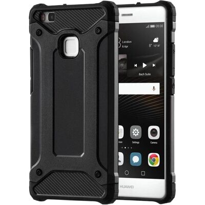 Techsuit - Hybrid Armor - Huawei P9 Lite / G9 Lite - Black (Huawei G9 Lite, Huawei P9 Lite), Smartphone Hülle, Schwarz Techsuit - Hybrid Armor - Huawei P9 Lite / G9 Lite - Black (Huawei G9 Lite, Huawei P9 Lite), Smartphone Hülle, Schwarz