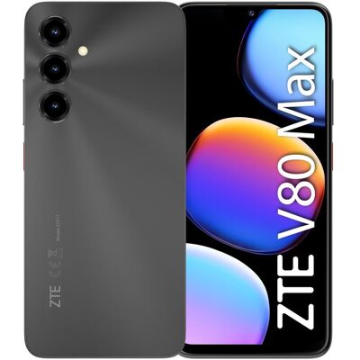 ZTE V80 MAX 4+128 BLACK (128 GB, Space Black, 6.90", Hybrid Dual SIM, 4G), Smartphone, Schwarz ZTE V80 MAX 4+128 BLACK (128 GB, Space Black, 6.90", Hybrid Dual SIM, 4G), Smartphone, Schwarz