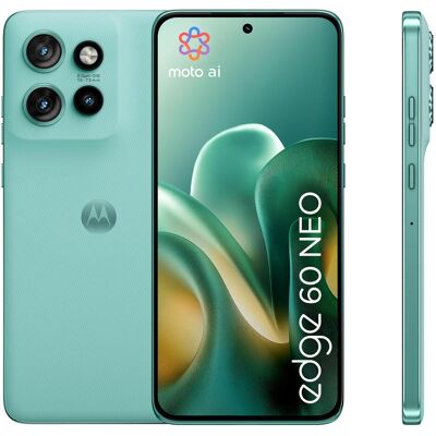 Motorola Edge 60 Neo 256GB 6.36" 5G Dual Sim Android 15 Frostbite (256 GB, Frostbite, 6.36", Dual SIM, 5G), Smartphone, Türkis Motorola Edge 60 Neo 256GB 6.36" 5G Dual Sim Android 15 Frostbite (256 GB, Frostbite, 6.36", Dual SIM, 5G), Smartphone, Türkis