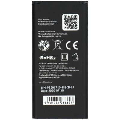 NoName Battery Blue Star BLUE STAR PREMIUM battery for SAMSUNG S5 Mini G800F 2500 mAh, Smartphone Akku NoName Battery Blue Star BLUE STAR PREMIUM battery for SAMSUNG S5 Mini G800F 2500 mAh, Smartphone Akku