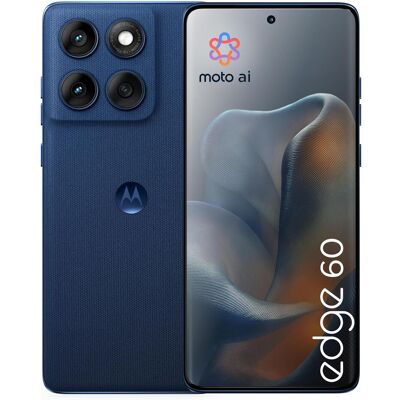 Motorola Edge 60 (256 GB, Gibraltar Sea, 6.67", Dual SIM, 5G), Smartphone, Blau Motorola Edge 60 (256 GB, Gibraltar Sea, 6.67", Dual SIM, 5G), Smartphone, Blau