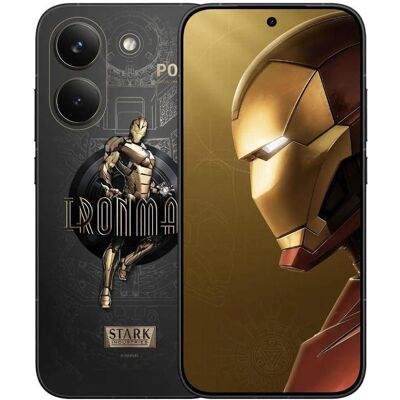 Xiaomi Poco X8 Pro Iron Man Edition (512 GB, Black, Gold, 6.59", Dual SIM, 5G), Smartphone, Gold, Schwarz Xiaomi Poco X8 Pro Iron Man Edition (512 GB, Black, Gold, 6.59", Dual SIM, 5G), Smartphone, Gold, Schwarz