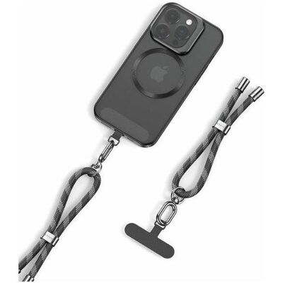 Usams Uniwersalna smycz do telefonu 34cm szary/grey ZB282GS01 (US-ZB317), Weiteres Smartphone Zubehör, Grau Usams Uniwersalna smycz do telefonu 34cm szary/grey ZB282GS01 (US-ZB317), Weiteres Smartphone Zubehör, Grau