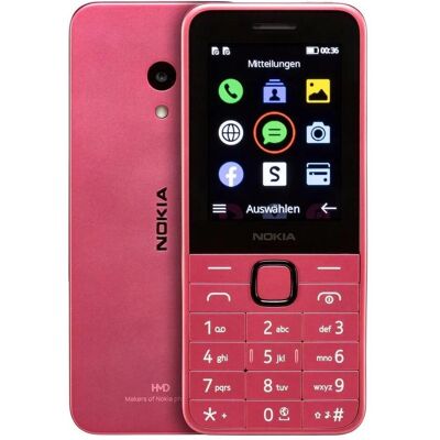 Nokia 225 Dual SIM, 4G, růžová (2024), (CZ, SK, HU), Tastenhandy, Rosa Nokia 225 Dual SIM, 4G, růžová (2024), (CZ, SK, HU), Tastenhandy, Rosa