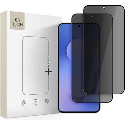 Tech-Protect GLASS SPY+ PRIVATGLAS 2-PAKET GALAXY A37 / A57 5G / S25 FE PRIVATSPHERE (2 Stk., Samsung Galaxy S25 FE), Smartphone Schutzfolie, Schwarz Tech-Protect GLASS SPY+ PRIVATGLAS 2-PAKET GALAXY A37 / A57 5G / S25 FE PRIVATSPHERE (2 Stk., Samsung Galaxy S25 FE), Smartphone Schutzfolie, Schwarz