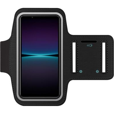 SmartFitness Sony Xperia 1 IV Handy Sport Armband, Smartphone Sportarmband, Schwarz SmartFitness Sony Xperia 1 IV Handy Sport Armband, Smartphone Sportarmband, Schwarz