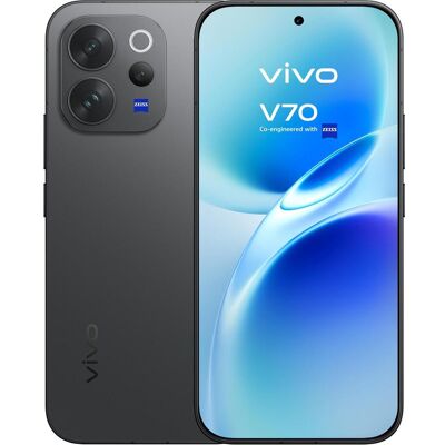Vivo V70 5G AUTHENTIC BLACK 8+512GB (512 GB, Authentic Black, Schwarz, 6.59", Dual SIM, 5G), Smartphone, Schwarz Vivo V70 5G AUTHENTIC BLACK 8+512GB (512 GB, Authentic Black, Schwarz, 6.59", Dual SIM, 5G), Smartphone, Schwarz
