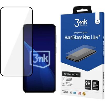 3MK Samsung Galaxy A37 - HardGlass Max Lite Black (1 Stk., Samsung Galaxy A37), Smartphone Schutzfolie, Schwarz 3MK Samsung Galaxy A37 - HardGlass Max Lite Black (1 Stk., Samsung Galaxy A37), Smartphone Schutzfolie, Schwarz