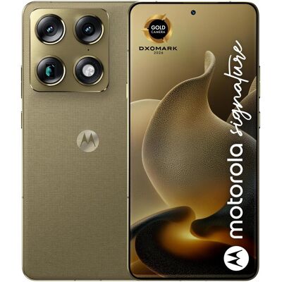 Motorola Signature (512 GB, PANTONE Martini Olive, 6.78", SIM + eSIM, 5G), Smartphone, Grün Motorola Signature (512 GB, PANTONE Martini Olive, 6.78", SIM + eSIM, 5G), Smartphone, Grün