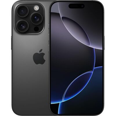 Apple iPhone 16 Pro (128 GB, Black Titanium, 6.30", SIM + eSIM, 5G), Smartphone, Schwarz Apple iPhone 16 Pro (128 GB, Black Titanium, 6.30", SIM + eSIM, 5G), Smartphone, Schwarz