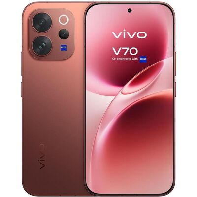 Vivo V70/8GB/256GB/Sandalwood Brown (256 GB, sandalwood brown, 6.59", 5G), Smartphone, Braun Vivo V70/8GB/256GB/Sandalwood Brown (256 GB, sandalwood brown, 6.59", 5G), Smartphone, Braun