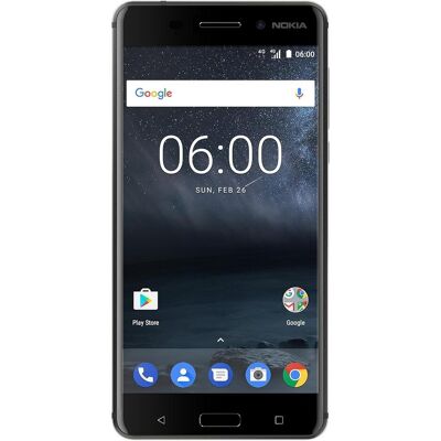Nokia 6 (32 GB, Matte Black, 5.50", Single SIM, 4G), Smartphone, Schwarz Nokia 6 (32 GB, Matte Black, 5.50", Single SIM, 4G), Smartphone, Schwarz