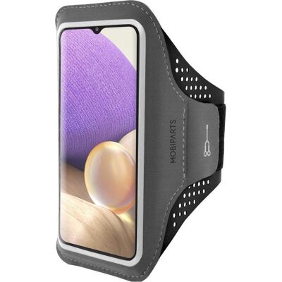 Mobiparts Comfort Fit Sport Armband Samsung Galaxy A32 (2021) 5G Black, Smartphone Sportarmband, Schwarz Mobiparts Comfort Fit Sport Armband Samsung Galaxy A32 (2021) 5G Black, Smartphone Sportarmband, Schwarz