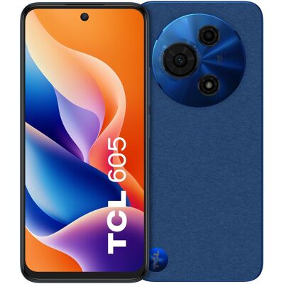 TCL 605 (256 GB, Blue, Quartz Blue, 6.67", Dual SIM, 4G), Smartphone, Blau TCL 605 (256 GB, Blue, Quartz Blue, 6.67", Dual SIM, 4G), Smartphone, Blau