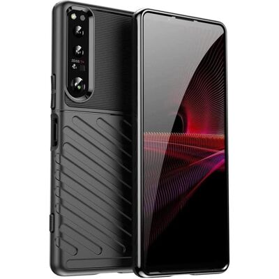 Screenguard Sony Xperia 1 IV SpaceCase Impact-Resistant Hülle (Sony Xperia 1 IV), Smartphone Hülle, Schwarz Screenguard Sony Xperia 1 IV SpaceCase Impact-Resistant Hülle (Sony Xperia 1 IV), Smartphone Hülle, Schwarz