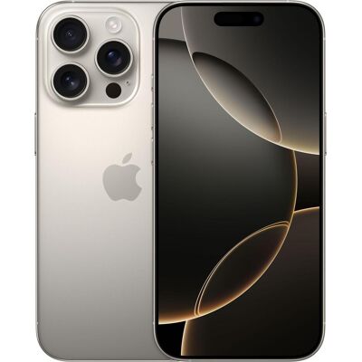 Apple iPhone 16 Pro (256 GB, Natural Titanium, 6.30", SIM + eSIM, 5G), Smartphone, Grau Apple iPhone 16 Pro (256 GB, Natural Titanium, 6.30", SIM + eSIM, 5G), Smartphone, Grau