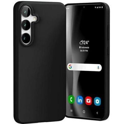 Mercury Soft Samsung S24 FE S721 black (Samsung Galaxy S24 FE), Smartphone Hülle, Schwarz Mercury Soft Samsung S24 FE S721 black (Samsung Galaxy S24 FE), Smartphone Hülle, Schwarz