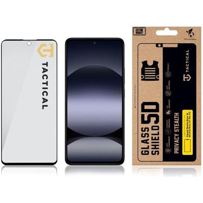 Tactical Sichtschutzglas (Stealth 5D-Glas) für XIAOMI Redmi Note 14 4G/5G/ POCO X7 Pro 5G, Schwarz (Xiaomi Redmi Note 14 5G), Smartphone Schutzfolie, Schwarz Tactical Sichtschutzglas (Stealth 5D-Glas) für XIAOMI Redmi Note 14 4G/5G/ POCO X7 Pro 5G, Schwarz (Xiaomi Redmi Note 14 5G), Smartphone Schutzfolie, Schwarz
