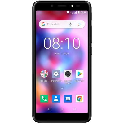 Konrow Easy 55 - Android 8.1 - 4G - 5.34" Display - Dual Sim - 8GB, 1GB RAM - Schwarz (8 GB, Noir, 5.34", Dual SIM, 4G), Smartphone, Schwarz Konrow Easy 55 - Android 8.1 - 4G - 5.34" Display - Dual Sim - 8GB, 1GB RAM - Schwarz (8 GB, Noir, 5.34", Dual SIM, 4G), Smartphone, Schwarz