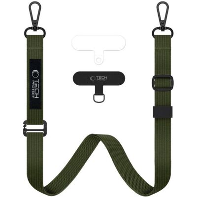 Tech-Protect C65 Rope Crossbody Leash - Olive, Weiteres Smartphone Zubehör, Grün Tech-Protect C65 Rope Crossbody Leash - Olive, Weiteres Smartphone Zubehör, Grün