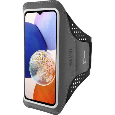 Mobiparts Comfort Fit Sport Armband Samsung Galaxy A14 4G/5G (2023) Black, Smartphone Sportarmband, Schwarz Mobiparts Comfort Fit Sport Armband Samsung Galaxy A14 4G/5G (2023) Black, Smartphone Sportarmband, Schwarz