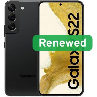 Samsung Renewed Grade Factory-sealed Galaxy s22 128 GB Black 5G O (128 GB, Black, 5G), Smartphone, Schwarz Samsung Renewed Grade Factory-sealed Galaxy s22 128 GB Black 5G O (128 GB, Black, 5G), Smartphone, Schwarz