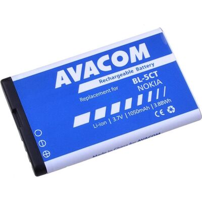 Avacom Baterie GSNO-BL5CT-S1050A do mobilu Nokia 6303, 6730, C5, Li-Ion, Smartphone Akku Avacom Baterie GSNO-BL5CT-S1050A do mobilu Nokia 6303, 6730, C5, Li-Ion, Smartphone Akku