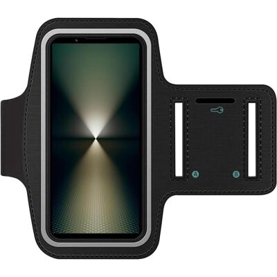 SmartFitness Sony Xperia 1 VI Handy Sport Armband, Smartphone Sportarmband, Schwarz SmartFitness Sony Xperia 1 VI Handy Sport Armband, Smartphone Sportarmband, Schwarz
