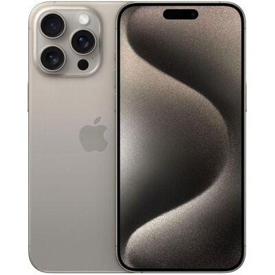Apple iPhone 15 Pro Max (256 GB, Natural Titanium, 6.70", SIM + eSIM, 5G), Smartphone, Beige Apple iPhone 15 Pro Max (256 GB, Natural Titanium, 6.70", SIM + eSIM, 5G), Smartphone, Beige