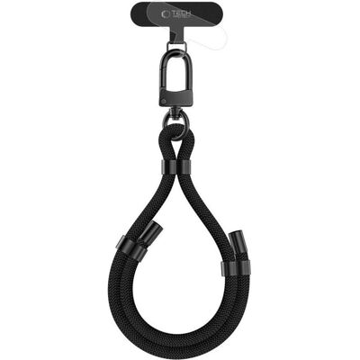 Tech-Protect C4S Rope Wrist Strap - black, Weiteres Smartphone Zubehör, Schwarz Tech-Protect C4S Rope Wrist Strap - black, Weiteres Smartphone Zubehör, Schwarz