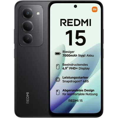 Xiaomi Redmi 15 (128 GB, Violett, 6.90", Dual SIM, 4G), Smartphone, Violett Xiaomi Redmi 15 (128 GB, Violett, 6.90", Dual SIM, 4G), Smartphone, Violett