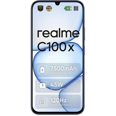 realme C100X 4/256GB BLUE (256 GB, Blue, 6.80", 4G), Smartphone, Blau realme C100X 4/256GB BLUE (256 GB, Blue, 6.80", 4G), Smartphone, Blau