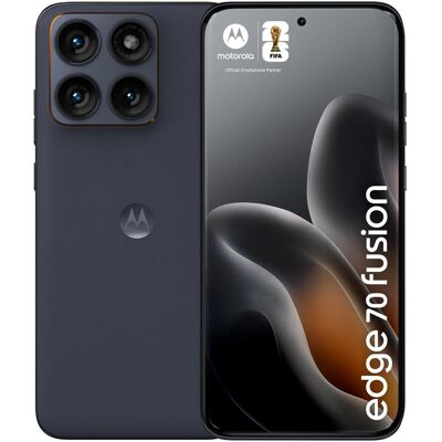 Motorola XT2605-1 Moto Edge 70 Fusion 5G 8 GB RAM 512 GB – Pantone Silhouette (512 GB, Black, PANTONE Silhouette, 6.78", Dual SIM, 5G), Smartphone, Schwarz Motorola XT2605-1 Moto Edge 70 Fusion 5G 8 GB RAM 512 GB – Pantone Silhouette (512 GB, Black, PANTONE Silhouette, 6.78", Dual SIM, 5G), Smartphone, Schwarz