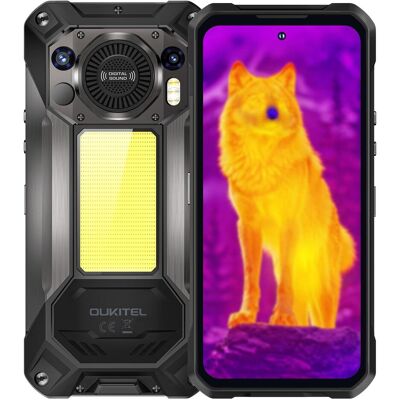 Oukitel Smartphone WP61 Ultra Thermal 5G 6.78 12/512GB 20000mAh Black (512 GB, Black, czarny, Musta, 5G), Smartphone, Schwarz Oukitel Smartphone WP61 Ultra Thermal 5G 6.78 12/512GB 20000mAh Black (512 GB, Black, czarny, Musta, 5G), Smartphone, Schwarz