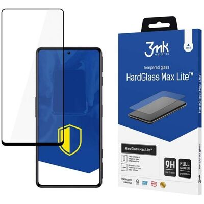 3MK Hardglass Max Lite Bildschirmschutz (Xiaomi Poco F4 GT), Smartphone Schutzfolie, Schwarz 3MK Hardglass Max Lite Bildschirmschutz (Xiaomi Poco F4 GT), Smartphone Schutzfolie, Schwarz