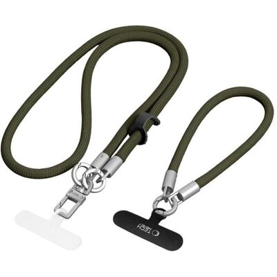 Tech-Protect Other goods C10S Rope Phone Lanyard - Green, Weiteres Smartphone Zubehör, Grün Tech-Protect Other goods C10S Rope Phone Lanyard - Green, Weiteres Smartphone Zubehör, Grün