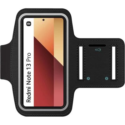 SmartFitness Xiaomi Redmi Note 13 Pro 4G Handy Sport Armband, Smartphone Sportarmband, Schwarz SmartFitness Xiaomi Redmi Note 13 Pro 4G Handy Sport Armband, Smartphone Sportarmband, Schwarz