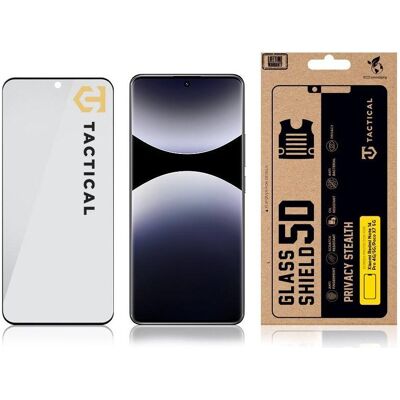 Tactical Sichtschutzglas (Stealth 5D) für XIAOMI Redmi Note 14 Pro 4G/5G/ POCO X7 5G, Schwarz (Xiaomi Redmi Note 14 Pro 5G), Smartphone Schutzfolie, Schwarz Tactical Sichtschutzglas (Stealth 5D) für XIAOMI Redmi Note 14 Pro 4G/5G/ POCO X7 5G, Schwarz (Xiaomi Redmi Note 14 Pro 5G), Smartphone Schutzfolie, Schwarz