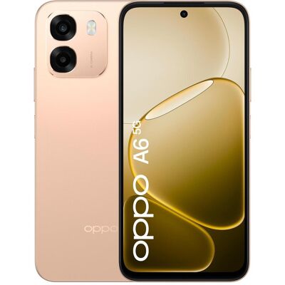 Oppo A6 5G 256GB Gold (256 GB, Aurora Gold, Gold, 6.75", Dual SIM, 5G), Smartphone, Gold Oppo A6 5G 256GB Gold (256 GB, Aurora Gold, Gold, 6.75", Dual SIM, 5G), Smartphone, Gold