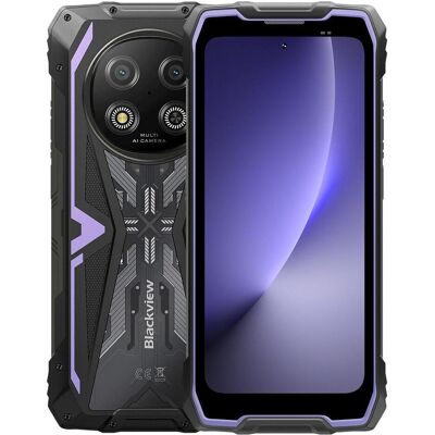 Blackview ROCK 2 Violett Outdoor Smartphone 5G, Android 16, 12+36GB RAM, 256GB, 15000mAh, 120Hz (256 GB, Violett, 6.67", Dual SIM, 5G), Smartphone, Violett Blackview ROCK 2 Violett Outdoor Smartphone 5G, Android 16, 12+36GB RAM, 256GB, 15000mAh, 120Hz (256 GB, Violett, 6.67", Dual SIM, 5G), Smartphone, Violett