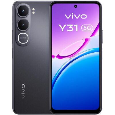 Vivo Y31 5G/6GB/256GB/Glowing Black (256 GB, Black, Glowing Black, 6.72", 5G), Smartphone, Schwarz Vivo Y31 5G/6GB/256GB/Glowing Black (256 GB, Black, Glowing Black, 6.72", 5G), Smartphone, Schwarz