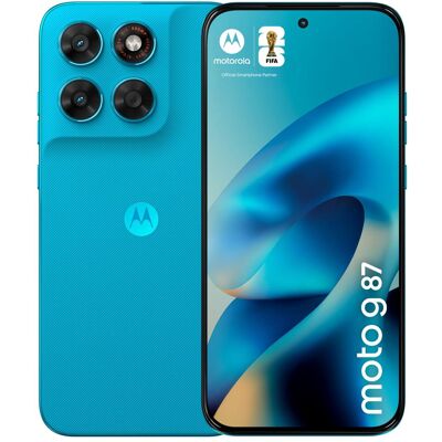 Motorola G87 5G-Handy, 256 GB/8 GB, Blue Atoll (256 GB, PANTONE Blue Atoll, 6.78", Hybrid Dual SIM, 5G), Smartphone, Blau Motorola G87 5G-Handy, 256 GB/8 GB, Blue Atoll (256 GB, PANTONE Blue Atoll, 6.78", Hybrid Dual SIM, 5G), Smartphone, Blau