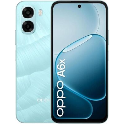 Oppo A6x (128 GB, Ice Blue, 6.75", Dual SIM, 4G), Smartphone, Blau Oppo A6x (128 GB, Ice Blue, 6.75", Dual SIM, 4G), Smartphone, Blau