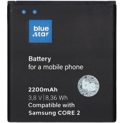 NoName Akku Blue Star BLUE STAR PREMIUM Akku für SAMSUNG Core 2 G355 2200 mAh, Smartphone Akku NoName Akku Blue Star BLUE STAR PREMIUM Akku für SAMSUNG Core 2 G355 2200 mAh, Smartphone Akku