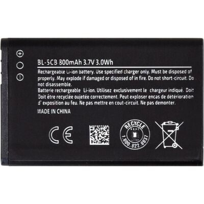 Nokia BL-5CB Baterie Li-Ion (OEM), Smartphone Akku Nokia BL-5CB Baterie Li-Ion (OEM), Smartphone Akku