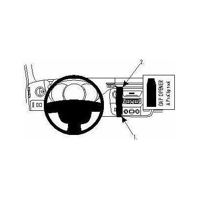 Brodit ProClip Center mount - Befestigungsklammer(n), Weiteres Smartphone Zubehör, Schwarz Brodit ProClip Center mount - Befestigungsklammer(n), Weiteres Smartphone Zubehör, Schwarz